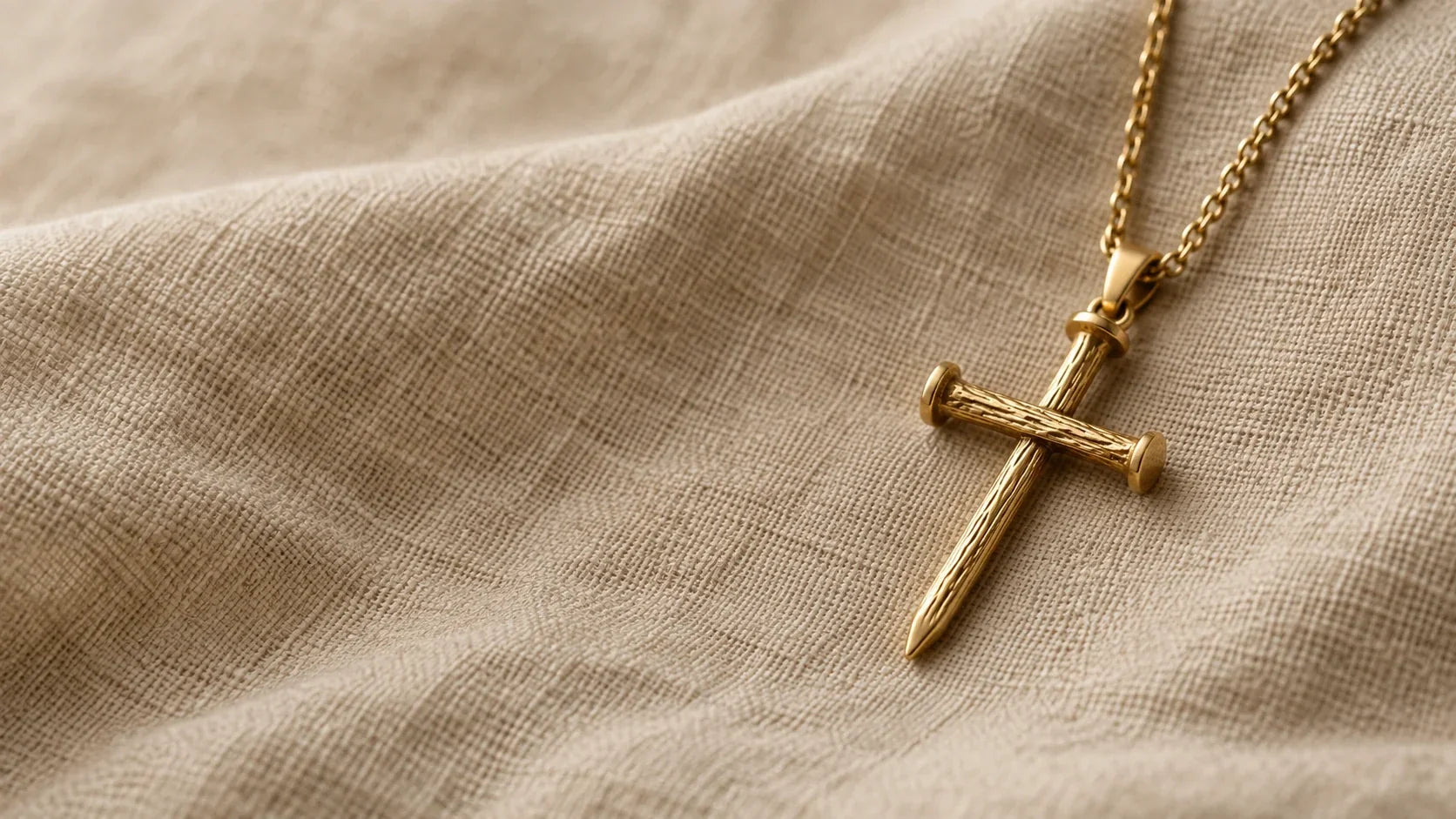 What Does a Nail Cross Necklace Symbolize?