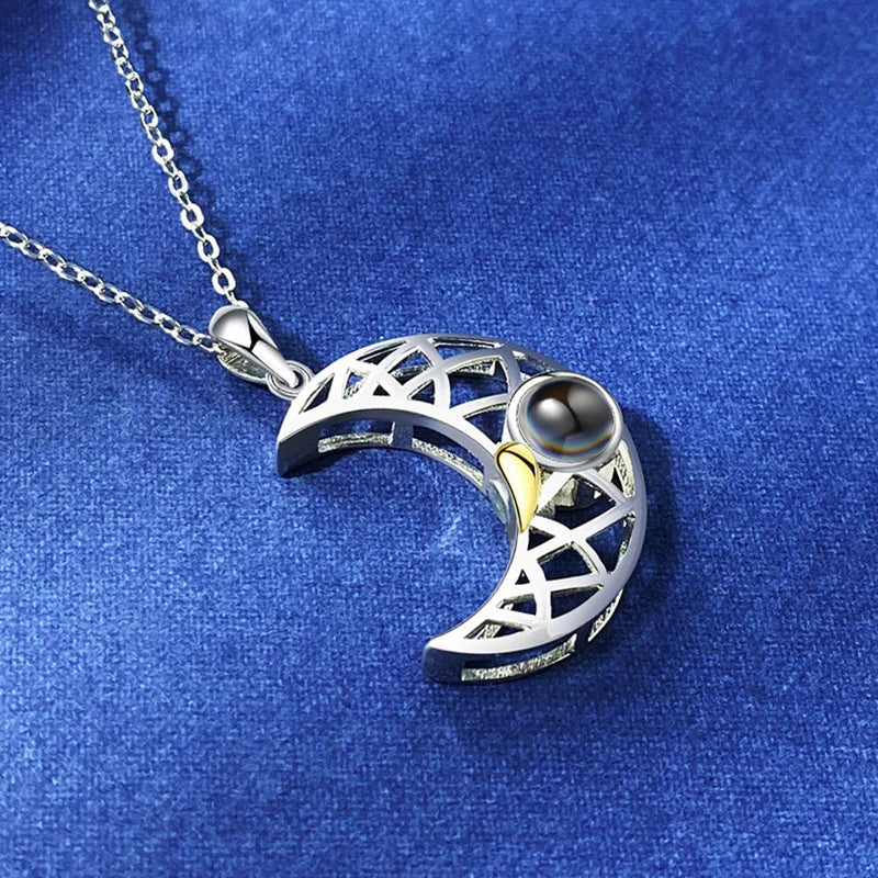 Couple Infinity Pendant Necklace – Elegant Love Jewelry Gift for Couples
